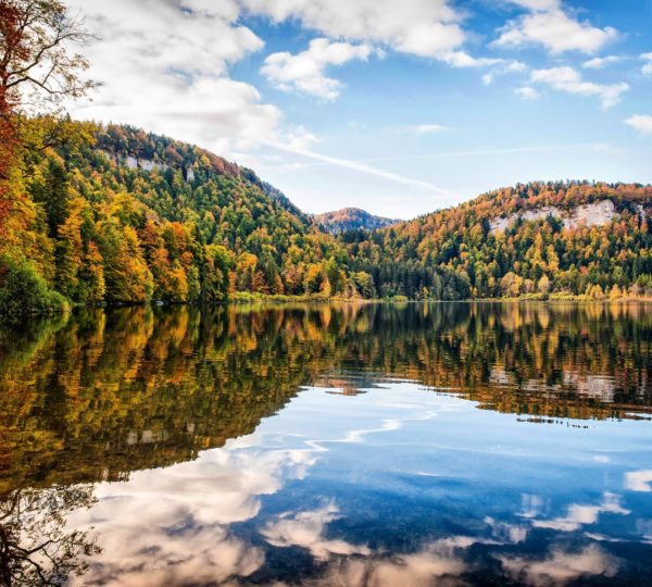 Lac de Bonlieu en Automne