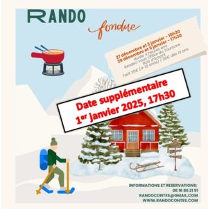 01 – Rando-Fondue date supplémentaire