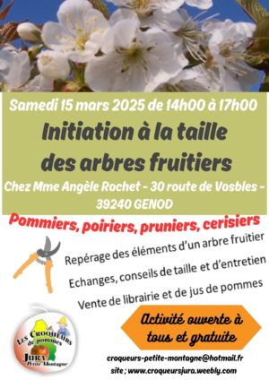 2025-0315-Initiation taille arbres fruitiers-GENOD 15 mars – 1