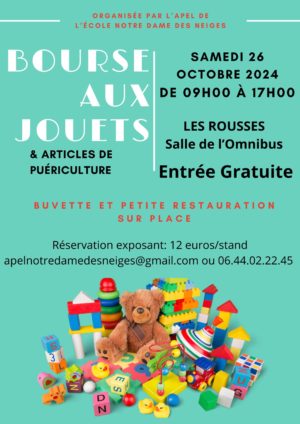 2610 – affiche bourse aux jouets 2024