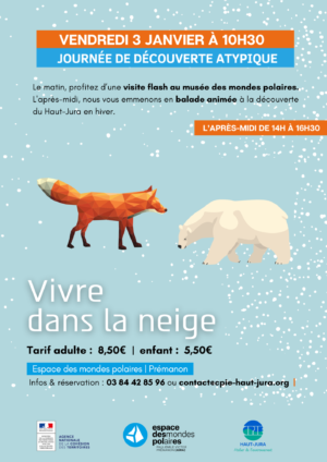 Affiche Vivre dans la neige 2025