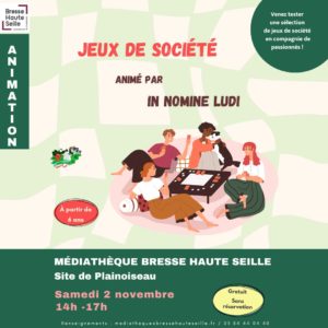 Animation jeux de société Plainoiseau