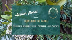 Atelier floral Guirlande de table