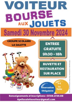 Bourse aux jouets Voiteur