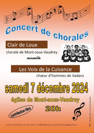 CLAIR DE LOUE concert 07-12-2024