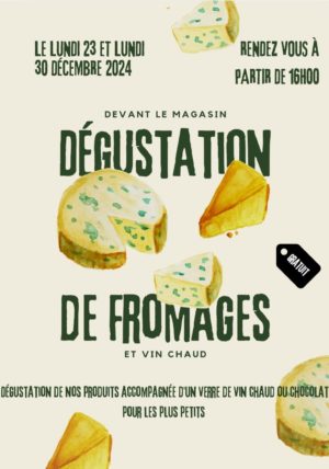 Dégustation de fromages Fruitière du pays grandvallier