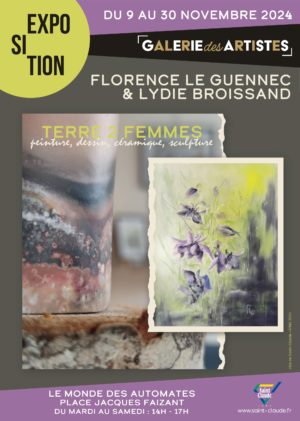 Expo Florence Le Guennec & Lydie Broissand – Affiche