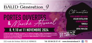 Affiche Portes Ouvertes Domaine Baud 2024