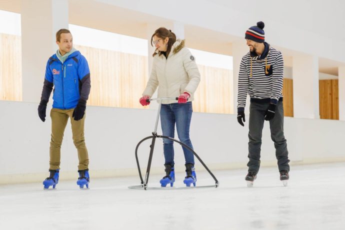 Patinoire de l’Espace des Mondes Polaires Paul-Émile Victor