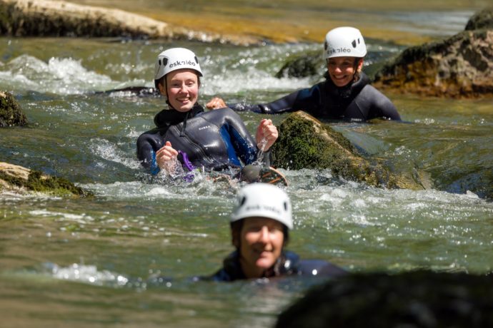 Canyoning à Foncine le Bas dans le Jura avec Eskaléo