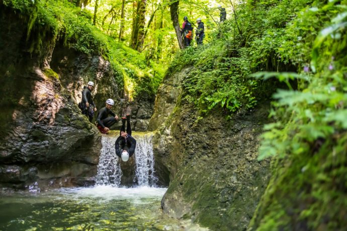 Canyoning à Saint Claude dans le Jura avec Eskaléo