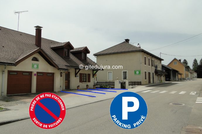 Parking privé gratuit – 1 place réservée