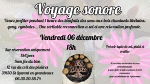 Voyage sonore 6 décembre