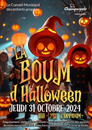 affiche boum halloween 2024