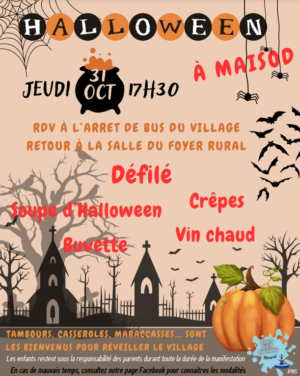 halloween à maisod