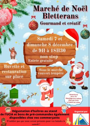 marché noel bletterans